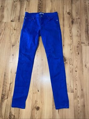 Express Bright Blue Skinny Jeans